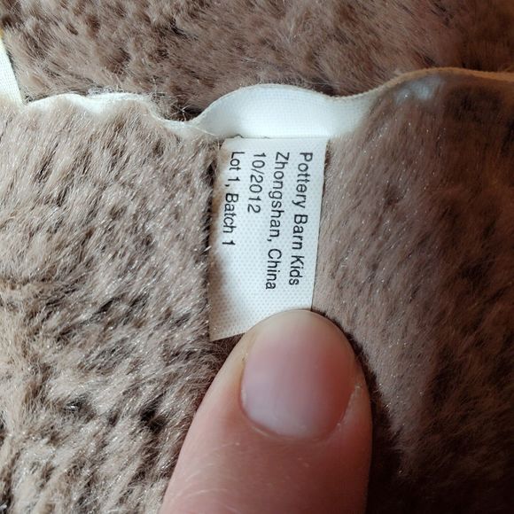 Pottery Barn Kids Bear Plush CRITTER CHAIR Brown Bow Photo Shoot Storytime 24x24 - Picture 14 of 15